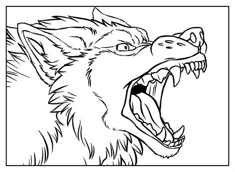 Desenhos De Lobo Para Colorir Bora Colorir