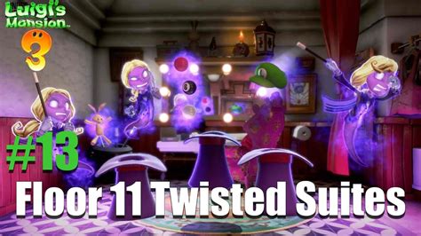 Luigis Mansion 3 Walkthrough 13 Floor 11 The Twisted Suites Youtube