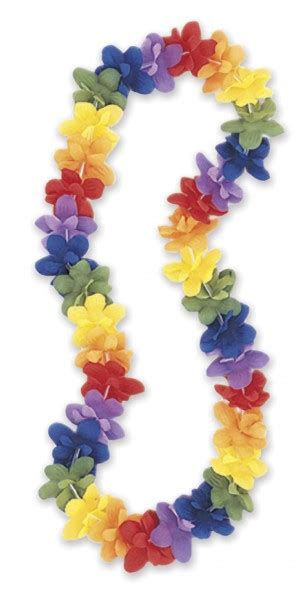 Bunte Hawaii Kette Blumenkette