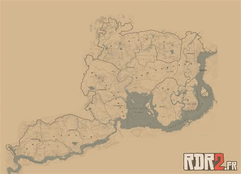 La carte de RDR 2