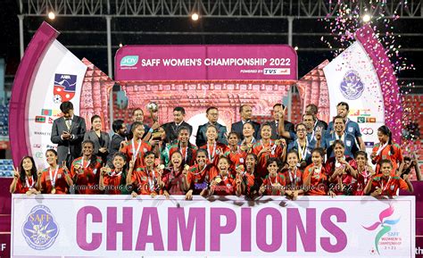 Bangladesh crowned champions of SAFF Women's Championship - Hamrokhelkud