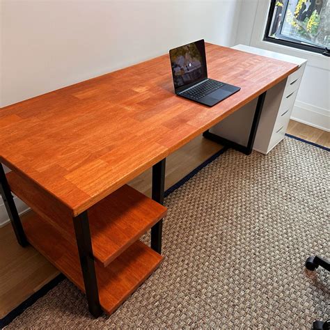 Custom Butcher Block Desk Custom Made With Sustainably Etsy