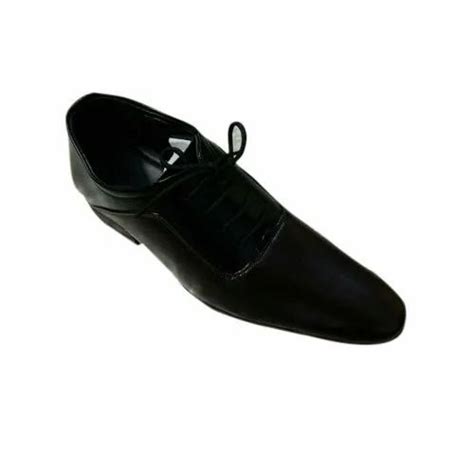 Formal Mens Black Leather Shoes Size 6 10 At Rs 550pair In Noida Id 15591744673