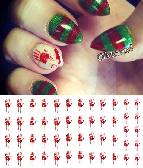 Halloween Bloody Hand Prints - Moon Sugar Decals