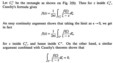 Understanding A Continuity Argument For The Limit Of Contour Integrals