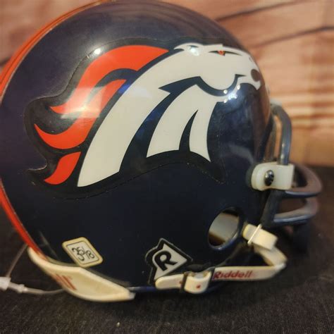 Riddell Nfl Denver Broncos Replica Football Helmet Ebay