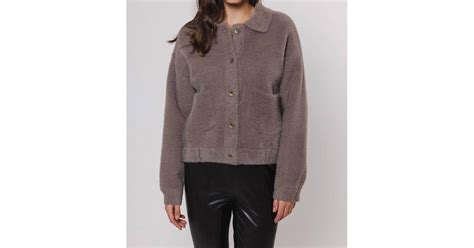 Rino Pelle Bubbly Jacket In Brown Lyst