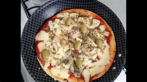 Pizza De Tapioca De Frigideira Youtube