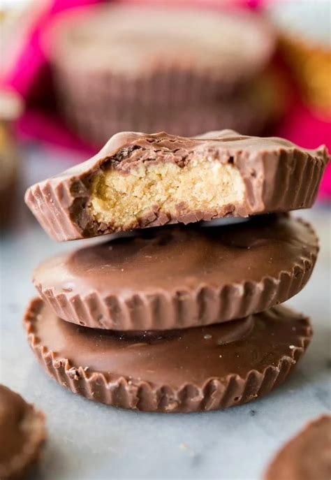 Homemade Peanut Butter Cups Sugar Spun Run