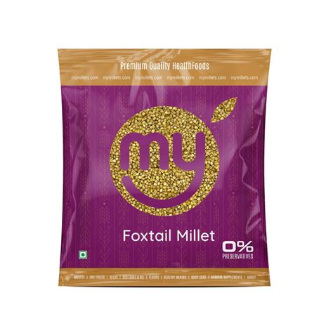 Mymillets Foxtail Millet G Unpolished Kangni Natural Grains