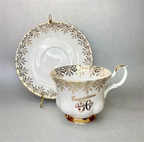 Vintage Royal Albert English Bone China Teacup And Saucer Regal Series
