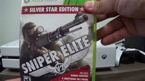 Unboxing Sniper Elite V2 Silver Star Edition Pt Br Xbox 360 Youtube