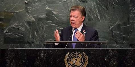 La Guerra En Colombia Ha Terminado Dice Santos En La ONU Agencia