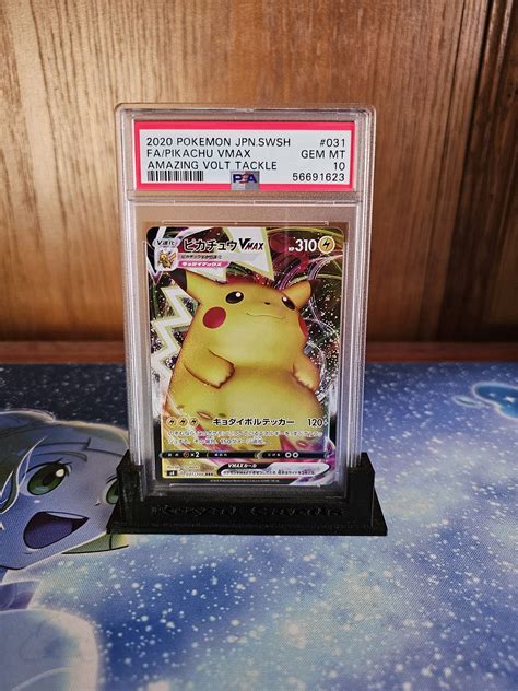 Pokemon Kaart Psa 10 Pikachu Vmax Amazing Volt Tackle