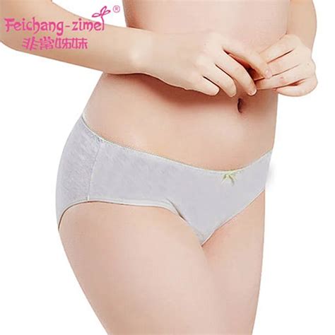 Free Shipping Feichangzimei Teenage Girl Panties Cotton Solid