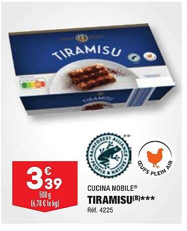 Promo Cucina Nobile Tiramisu Chez Aldi ICatalogue Fr