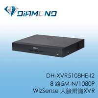 友旭科技 DH XVR5108HE I2 大華Dahua 8路5M N 1080P WizSense 人臉辨識XVR