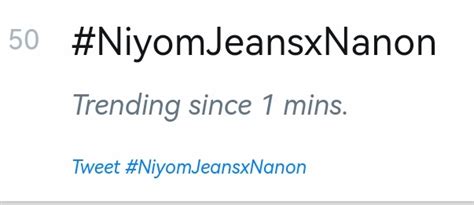 Trend For Nanon On Twitter No Worldwide Trends