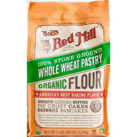 Bob s Red Mill Whole Wheat Pastry Flour 5 lb Bột nguyên cám mềm 2 27 kg