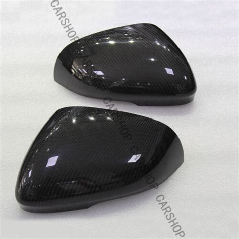 For Jaguar XE XF XJ XK XKR 10 21 Real Carbon Fiber Side Mirror Cover