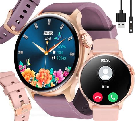 Zegarek damski SMARTWATCH Rubicon zestaw z ROZMOWAMI duży