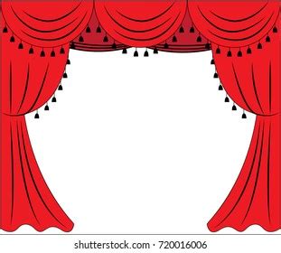 Stage Curtain Stock Vector (Royalty Free) 720016006 | Shutterstock