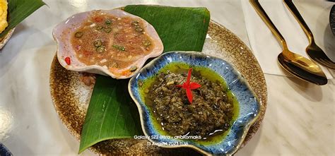 Extra Sambal Hijau Dan Sambal Asambuat Cicah Cicah Ikan Bakar Tadi