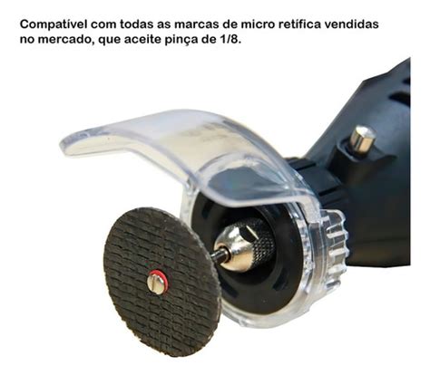 Kit Disco Corte Micro Retifica P Metal Plastico Acr Lico