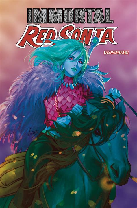 Immortal Red Sonja Leirix Ultraviolet Cover Fresh Comics