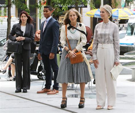 Sex and The City la suite Sarah Jessica Parker et Cynthia Nixon en plein tournage à New York