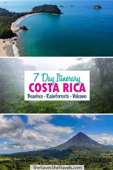 Days Costa Rica Itinerary Rainforest Beaches Volcano More You