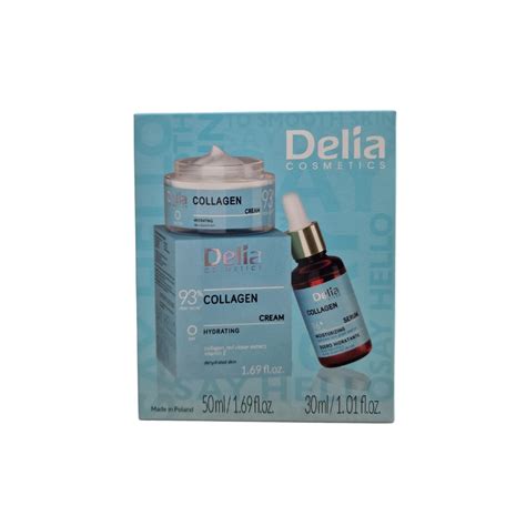 DELIA SET ZA LICE KREMA ZA LICE SERUM COLLAGEN Mil Pop