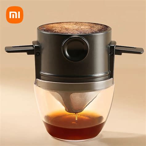 Xiaomi Funil de café reutilizável em aço inoxidável portátil filtro