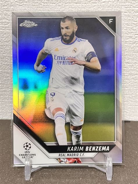 2021 22 Topps Chrome UEFA Champions League Karim Benzema Refractor シングル