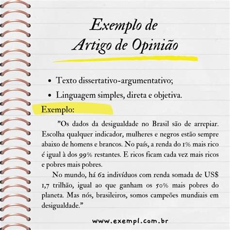 5 Exemplos de Artigo de Opinião O que é Características e Estrutura