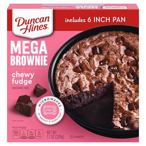 Duncan Hines Mega Chewy Fudge Brownie Mix Shop Baking Mixes At H E B