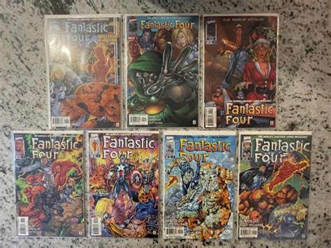 7 Fantastic Four Marvel Comic Books 1 2 3 4 4 5 6 NM Thing Dr Doom