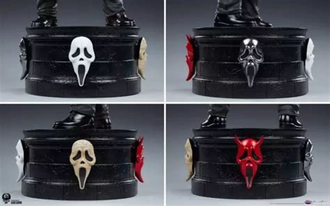 Pcs Brings Ghostface To Life With Quarter Scale Scream Collectible Statue