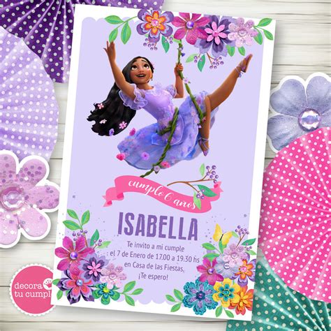 Kit Imprimible Encanto Isabela Madrigal Disney