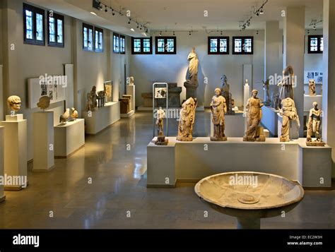 Archaeological Museum Of Ancient Dion Municipality Of Olympus Stock