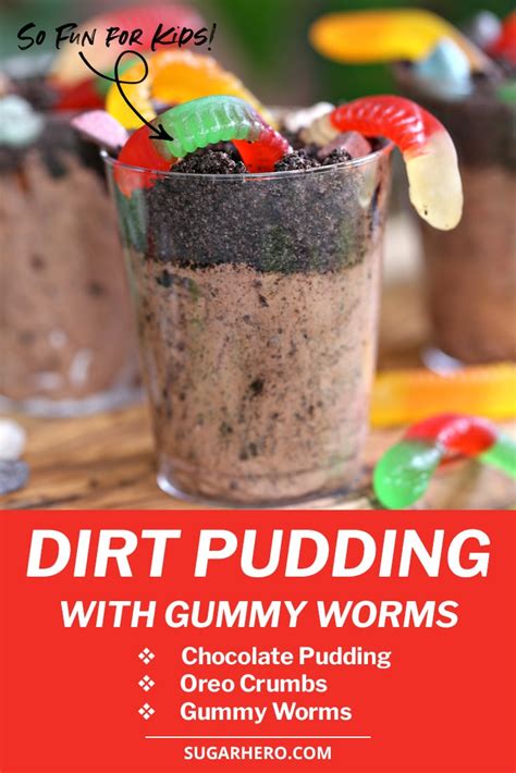 Dirt Pudding Cups Dirt Dessert Sugarhero