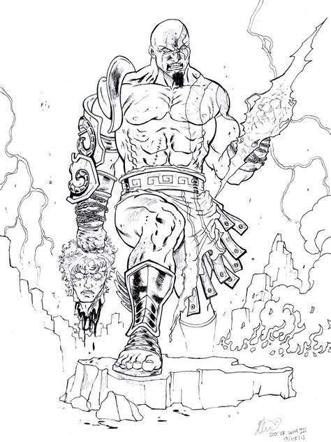 Desenhos Para Colorir Do God Of War