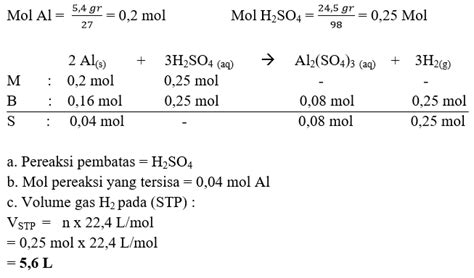 Contoh Soal Stoikiometri 56 Koleksi Gambar