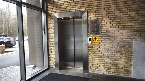 Amazing Scenic Kone M Traction Elevator Gammel Lundtoftevej