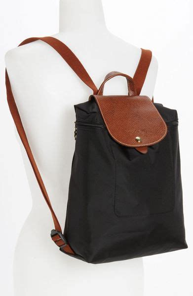 Longchamp Le Pliage Backpack In Black Lyst