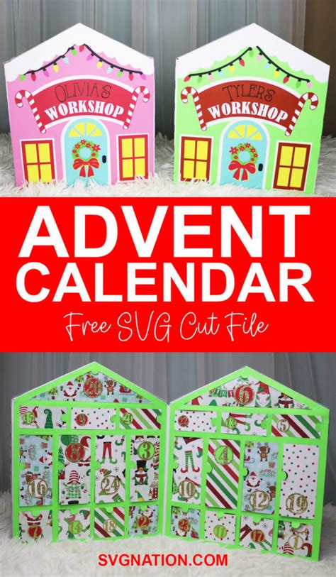 Cricut Advent Calendar {with Free SVG File}