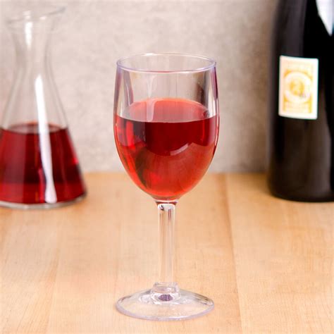 Get Sw 1404 Cl Sw1404 8 Oz San Plastic Wine Glass