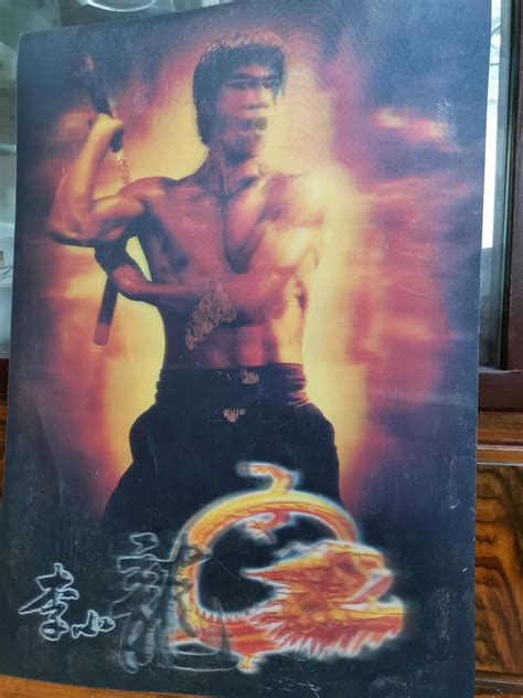 Bruce Lee Plakat D Vintage Hologram Unikat Bytom Olx Pl