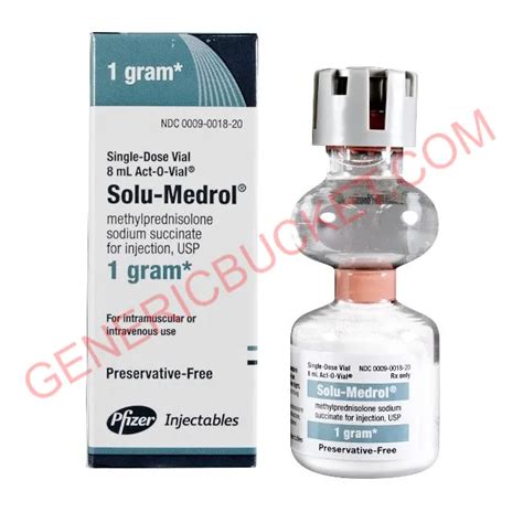 Solu Medrol 1gm Injection Methylprednisolone 1000mg Genericbucket