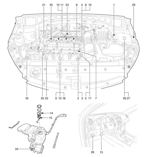 2006 Kia Sorento Parts Diagram Sub Engine